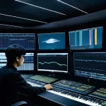 미디어기술사와 데이터 스토리지 - **Prompt 1: The Invisible Architects of Entertainment**
    "A vibrant, dynamic scene capturing the ...