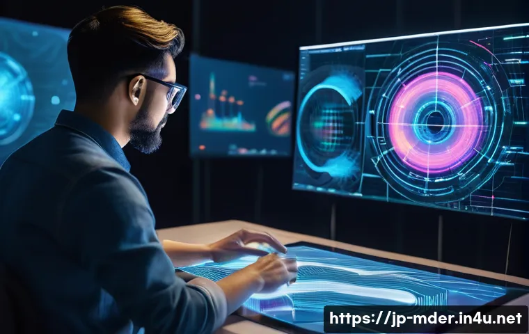 미디어기술사와 디지털 마케팅 - **Digital Creators & AI Co-creation:**
    "A diverse team of young, innovative media technicians, d...